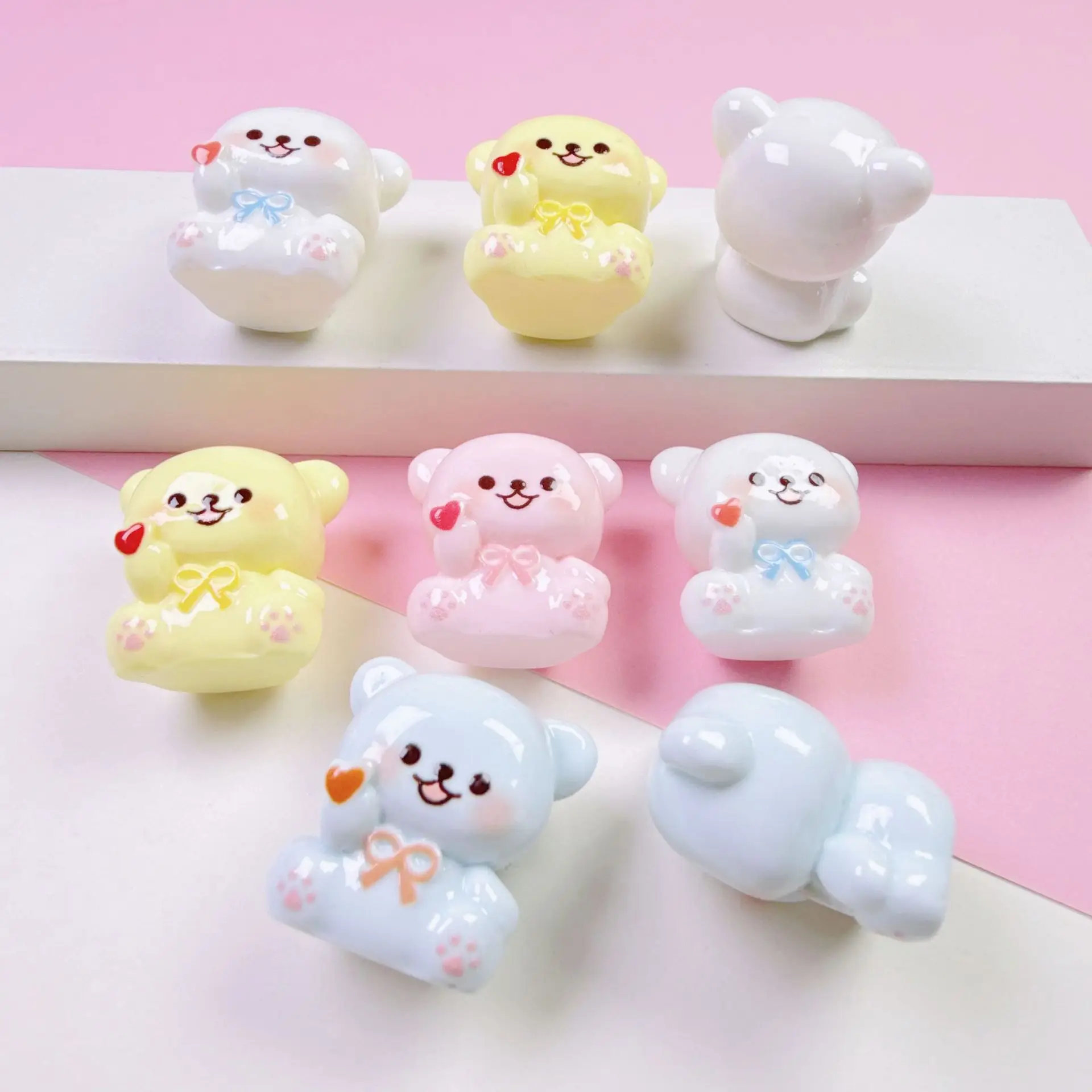 Resin 3d Mini Kawaii Bear with Heart Shape Flatback Cabochon DIY Miniature Craft Supplies for Scrapbooking Phone Case Decor Bulk
Resin 3d Mini Kawaii Bear with Heart Shape Flatback Cabochon DIY Miniature Craft Supplies for Scrapbooking Phone Case Decor Bulk