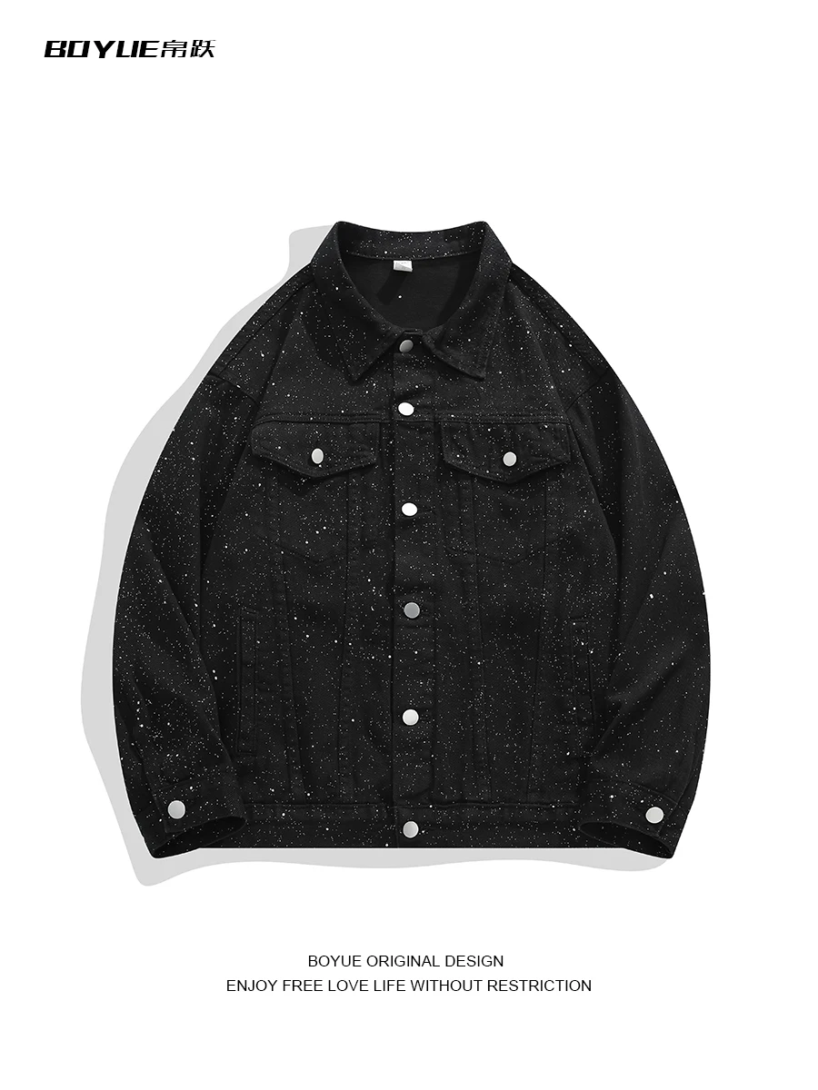 Women Black Denim Jacket Female Outerwear Long Sleeve Oversize Jean Jacket Harajuku Korean Vintage Fashion Y2k Top 2000s Clothes
Women Black Denim Jacket Female Outerwear Long Sleeve Oversize Jean Jacket Harajuku Korean Vintage Fashion Y2k Top 2000s Clothes