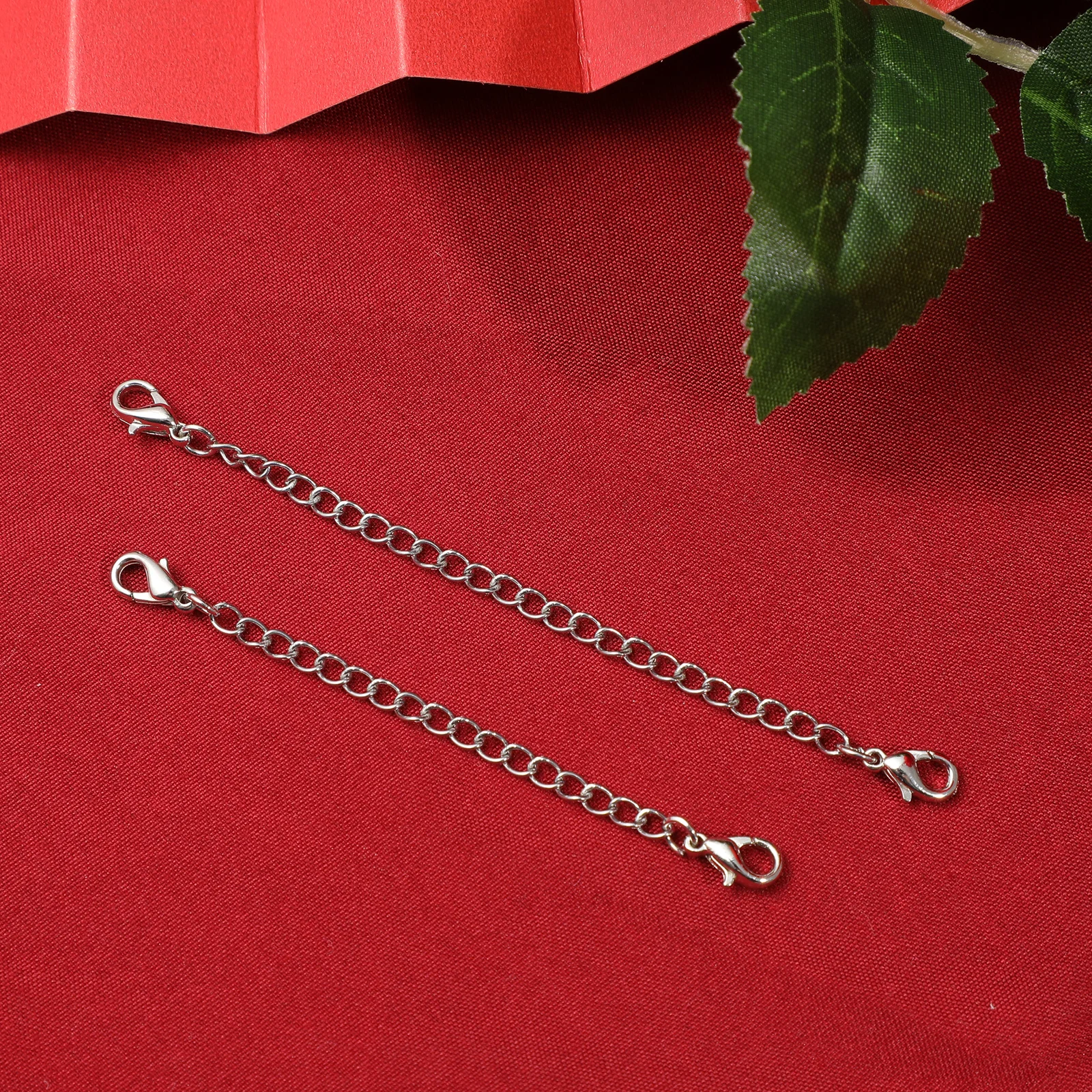 4pcs Durable Stainless Steel Extender Chain for Necklaces Bracelets with Lobster Clasp 15CM 10CM 7CM 5CM
4pcs Durable Stainless Steel Extender Chain for Necklaces Bracelets with Lobster Clasp 15CM 10CM 7CM 5CM