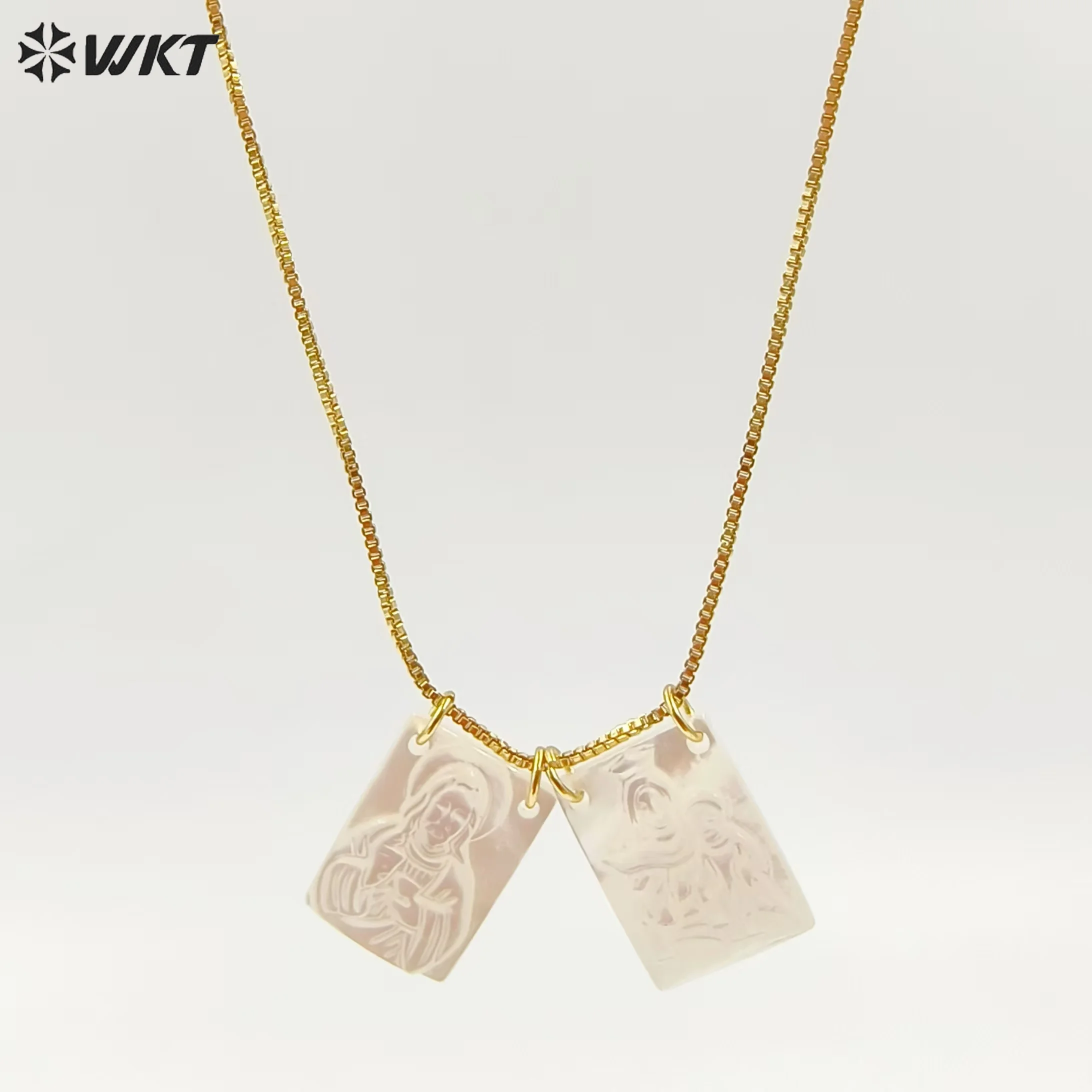 WT-JN285 WKT New Arrival Shell Christian Religious Necklace With Gold Plated For Women Precious Anniversary Gifts
WT-JN285 WKT New Arrival Shell Christian Religious Necklace With Gold Plated For Women Precious Anniversary Gifts
