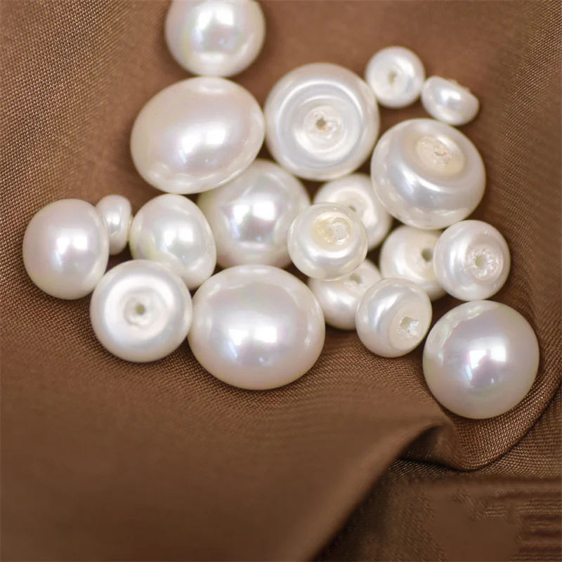 AAA Wholesale White Nice Quality Natural Oyster Button Shape Shell Pearls Half Drilled Loose Pearls for For Jewelery Making DIY
AAA Wholesale White Nice Quality Natural Oyster Button Shape Shell Pearls Half Drilled Loose Pearls for For Jewelery Making DIY