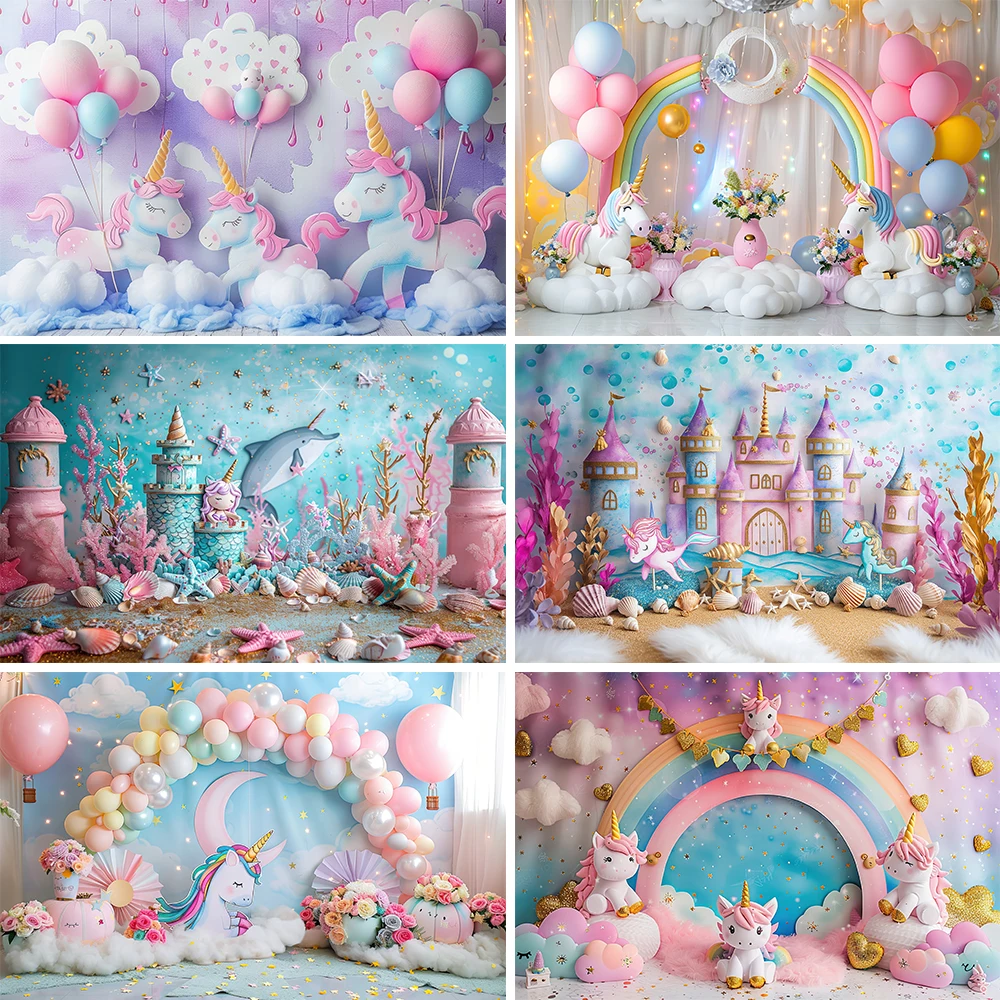 Happy Birthday Party Backdrop Unicorn Rainbow Flower Gold Glitter Unicorn Baby Shower Girl First Birthday Photography Background
Happy Birthday Party Backdrop Unicorn Rainbow Flower Gold Glitter Unicorn Baby Shower Girl First Birthday Photography Background