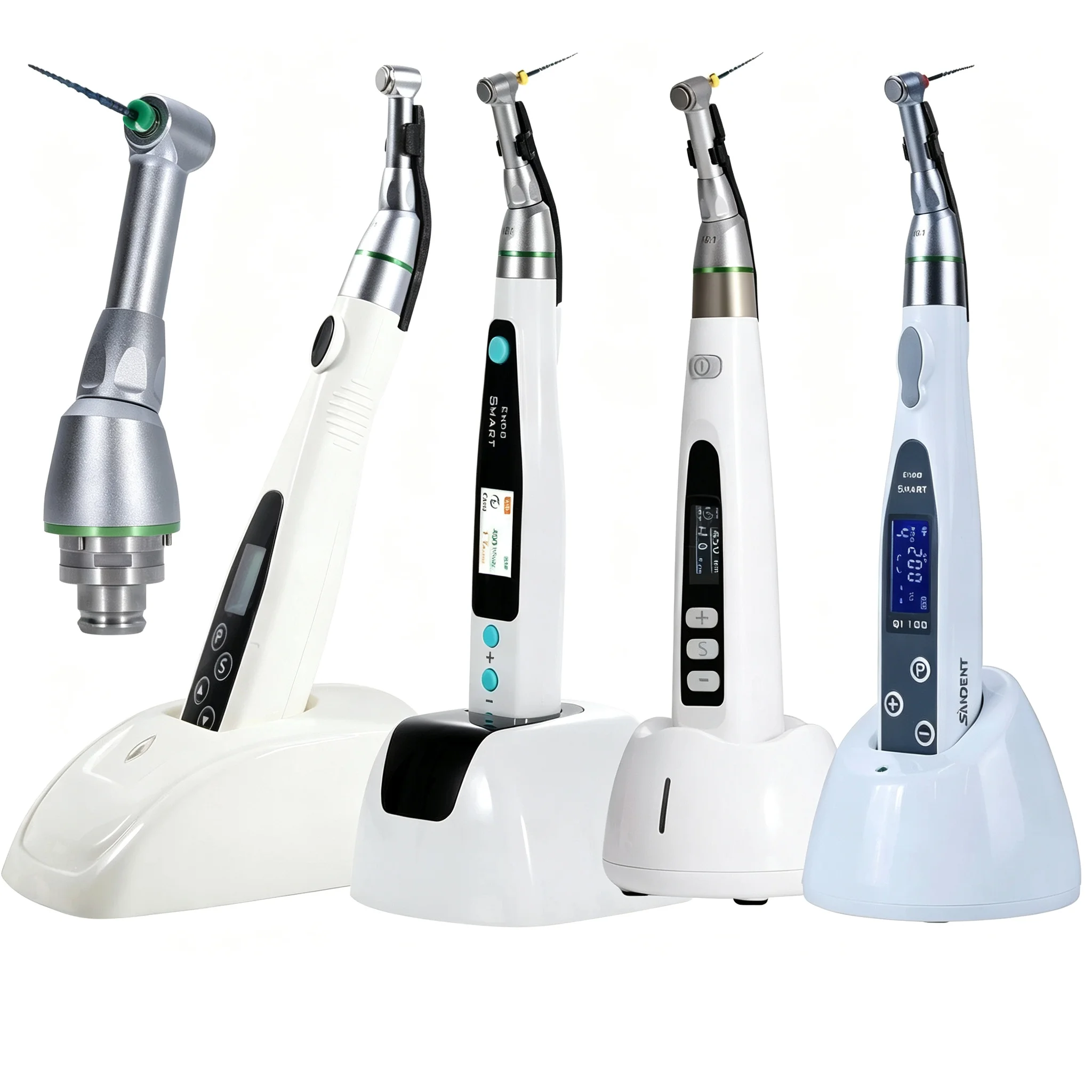 SANDENT Dental LED Wireless Endo Motor 16:1 Reciprocating Handpiece 360°Adjustable Root Canal Measurement/16:1 Replaced Head
SANDENT Dental LED Wireless Endo Motor 16:1 Reciprocating Handpiece 360°Adjustable Root Canal Measurement/16:1 Replaced Head