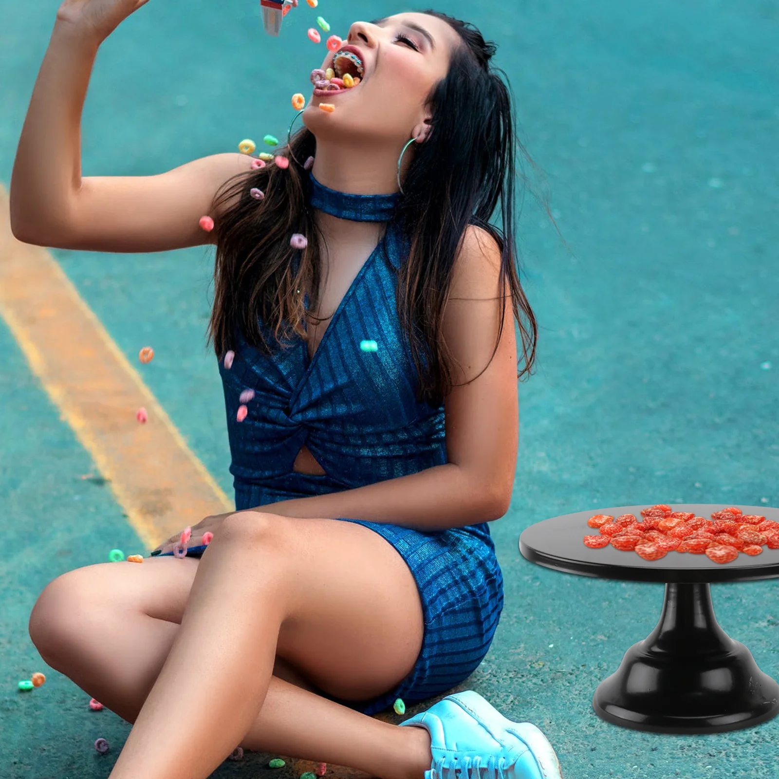 1 pc Black Cake Stand Creative Iron Dessert Tray For Cupcakes Fruit Display Wedding Party Reusable Pallet Holder Rack
1 pc Black Cake Stand Creative Iron Dessert Tray For Cupcakes Fruit Display Wedding Party Reusable Pallet Holder Rack