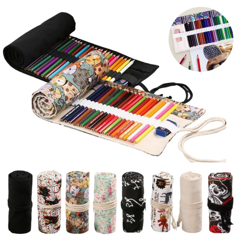 Холщовая ручка ручной работы, занавеска, большая вместительная сумка-карандаш для мальчиков и девочек, цветной карандаш для рисования, коробка для канцелярских принадлежностей, 48 отверстий
Холщовая ручка ручной работы, занавеска, большая вместительная сумка-карандаш для мальчиков и девочек, цветной карандаш для рисования, коробка для канцелярских принадлежностей, 48 отверстий