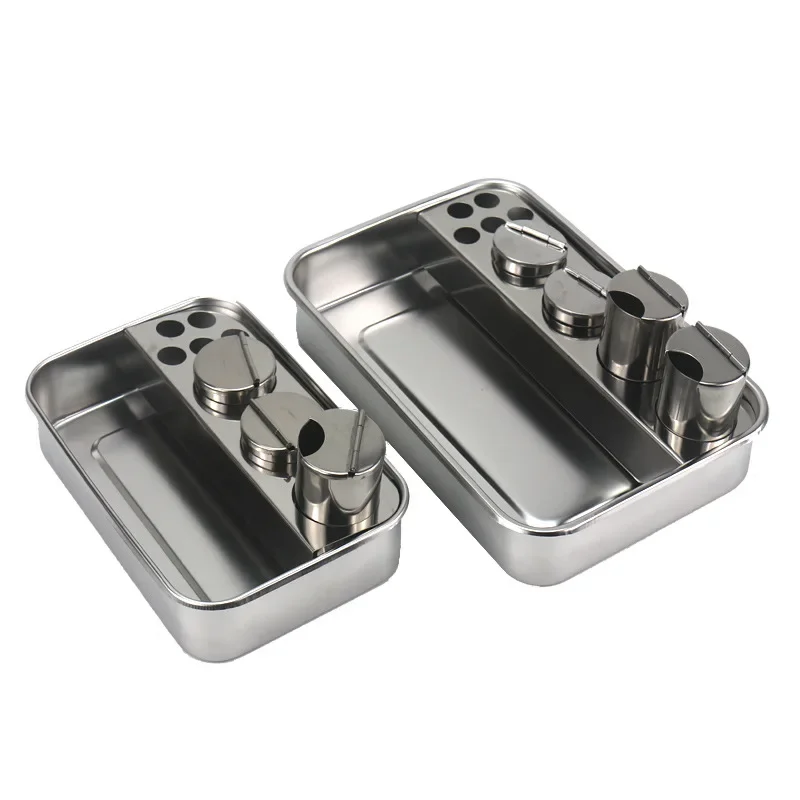 Dental Stainless Steel Tray Surgery Treatment Plate Infusion Plate Dressing Anti-Iodophor Tray Storage Box Oral Care Dental Tool
Dental Stainless Steel Tray Surgery Treatment Plate Infusion Plate Dressing Anti-Iodophor Tray Storage Box Oral Care Dental Tool