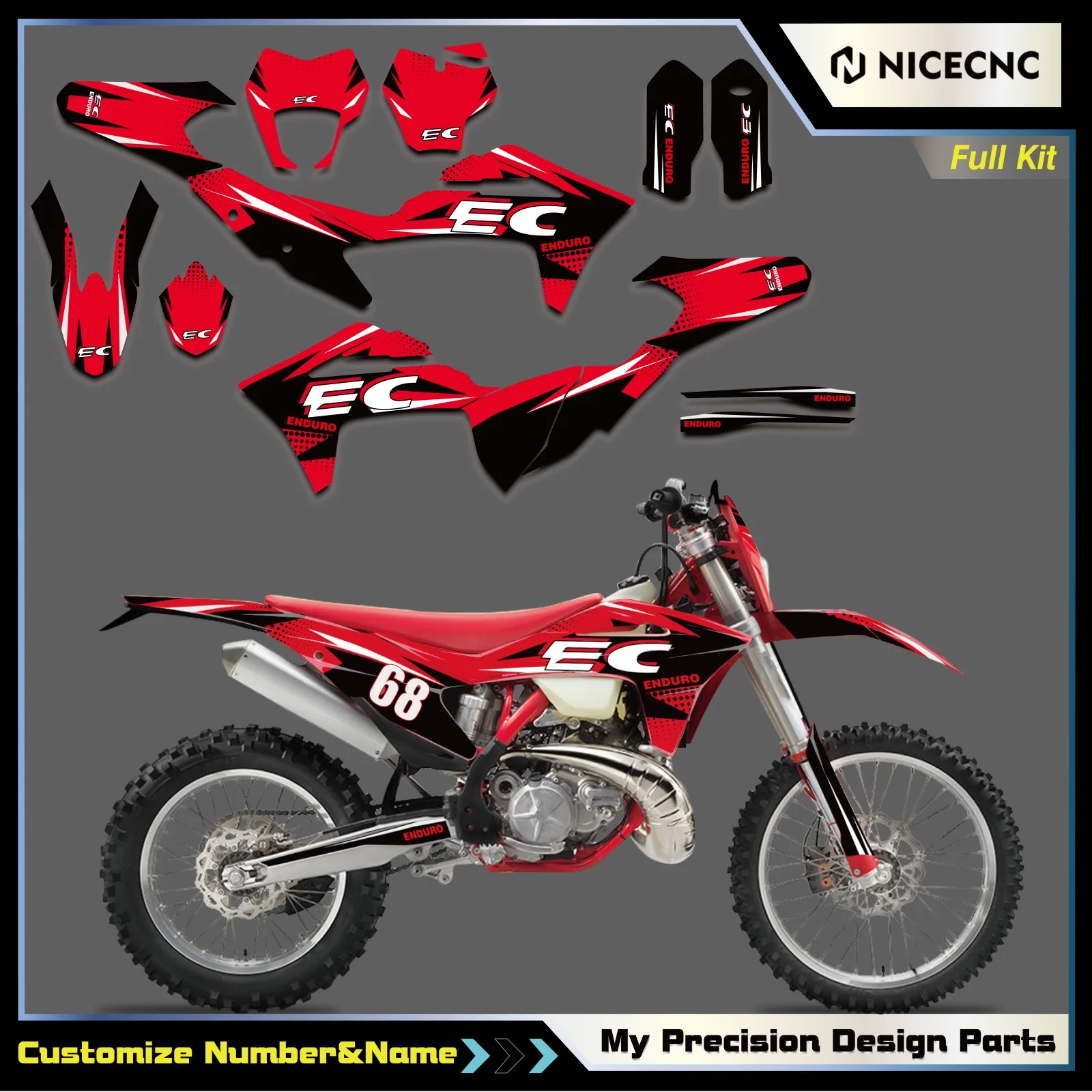 Motocross Graphics Background Decals Sticker Kit For GasGas EC Enduro EC300 EC250 EC125 2021-2023 Customize Protector Sticker
Motocross Graphics Background Decals Sticker Kit For GasGas EC Enduro EC300 EC250 EC125 2021-2023 Customize Protector Sticker