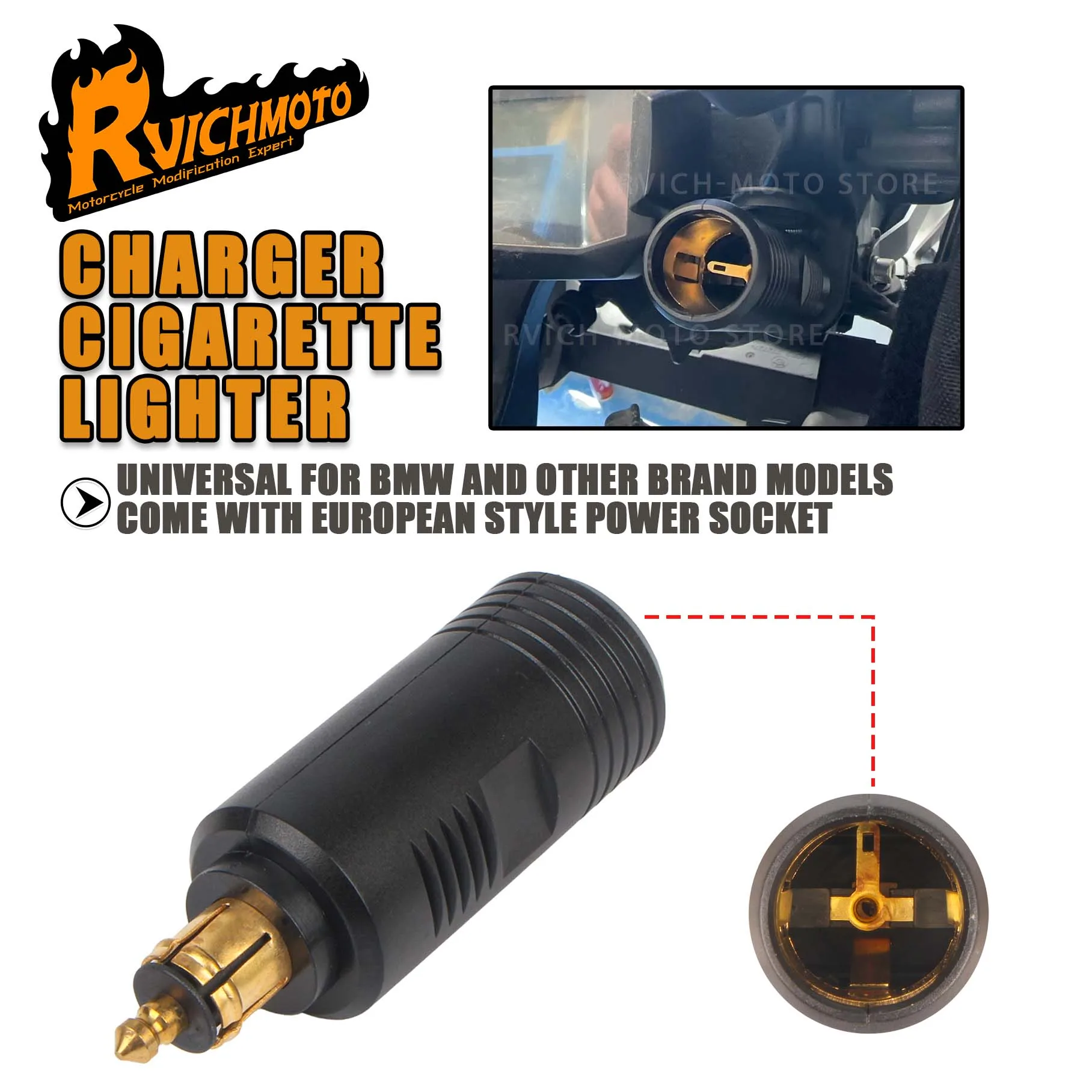 Адаптер для мотоцикла, зарядное устройство, вилка европейского стандарта, прикуриватель, женский преобразователь для DIN Hella, розетка для BMW R1200GS R1250GSA для Honda 
Адаптер для мотоцикла, зарядное устройство, вилка европейского стандарта, прикуриватель, женский преобразователь для DIN Hella, розетка для BMW R1200GS R1250GSA для Honda