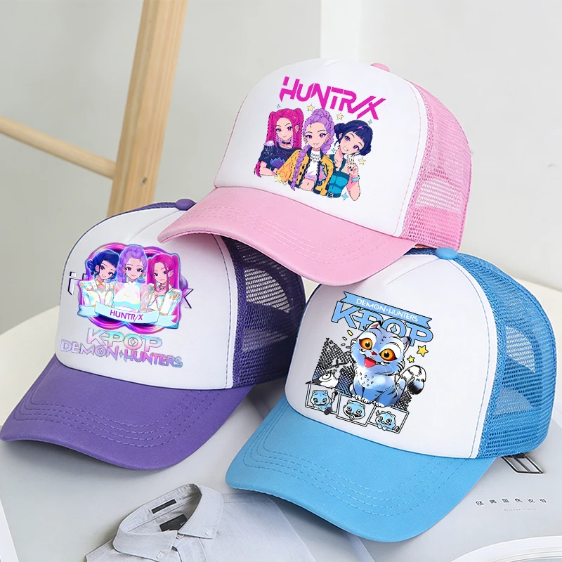 Летняя бейсболка KPoP Demon Hunter с мультяшным аниме-принтом, дышащая детская кепка для мальчиков и девочек, хип-хоп сетчатая кепка, кавайная детская игрушка-подарок
Летняя бейсболка KPoP Demon Hunter с мультяшным аниме-принтом, дышащая детская кепка для мальчиков и девочек, хип-хоп сетчатая кепка, кавайная детская игрушка-подарок