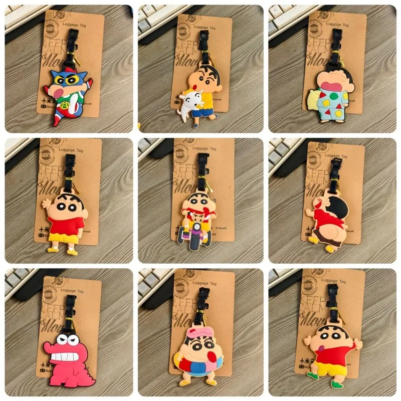 Anime Crayon Shin-chan Luggage Tags Suitcase ID Address Name Holder Cartoon Silicon Baggage Travel Boarding Portable Label
Anime Crayon Shin-chan Luggage Tags Suitcase ID Address Name Holder Cartoon Silicon Baggage Travel Boarding Portable Label