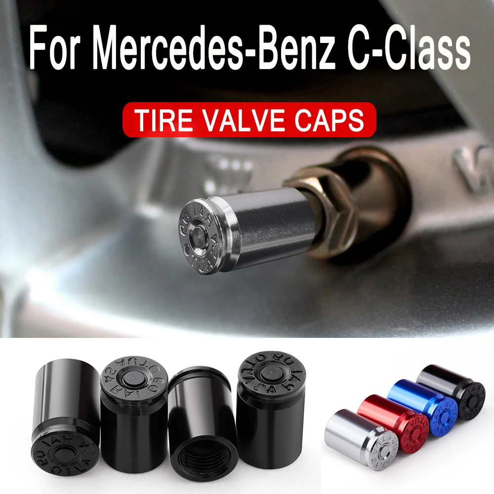 4PCS For Mercedes-Benz C-Class W203 2000~2007 Accessories Car Wheel Tire Valve Caps Tyre Stem Covers Airdust Waterproof
4PCS For Mercedes-Benz C-Class W203 2000~2007 Accessories Car Wheel Tire Valve Caps Tyre Stem Covers Airdust Waterproof