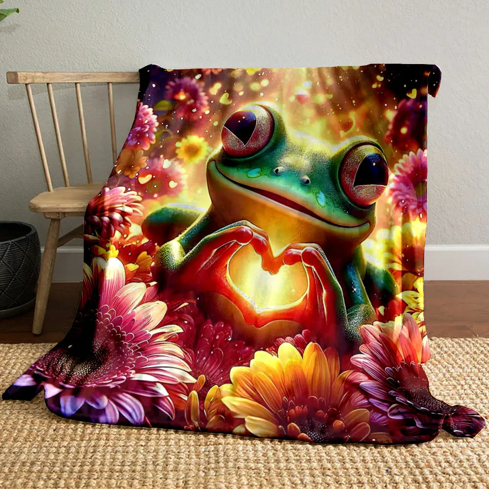 Плед с принтом лягушки, создающей сердце, для взрослых и детей, теплый, для дома, путешествий, автомобиля, мягкий, комфортный, разных размеров
Плед с принтом лягушки, создающей сердце, для взрослых и детей, теплый, для дома, путешествий, автомобиля, мягкий, комфортный, разных размеров