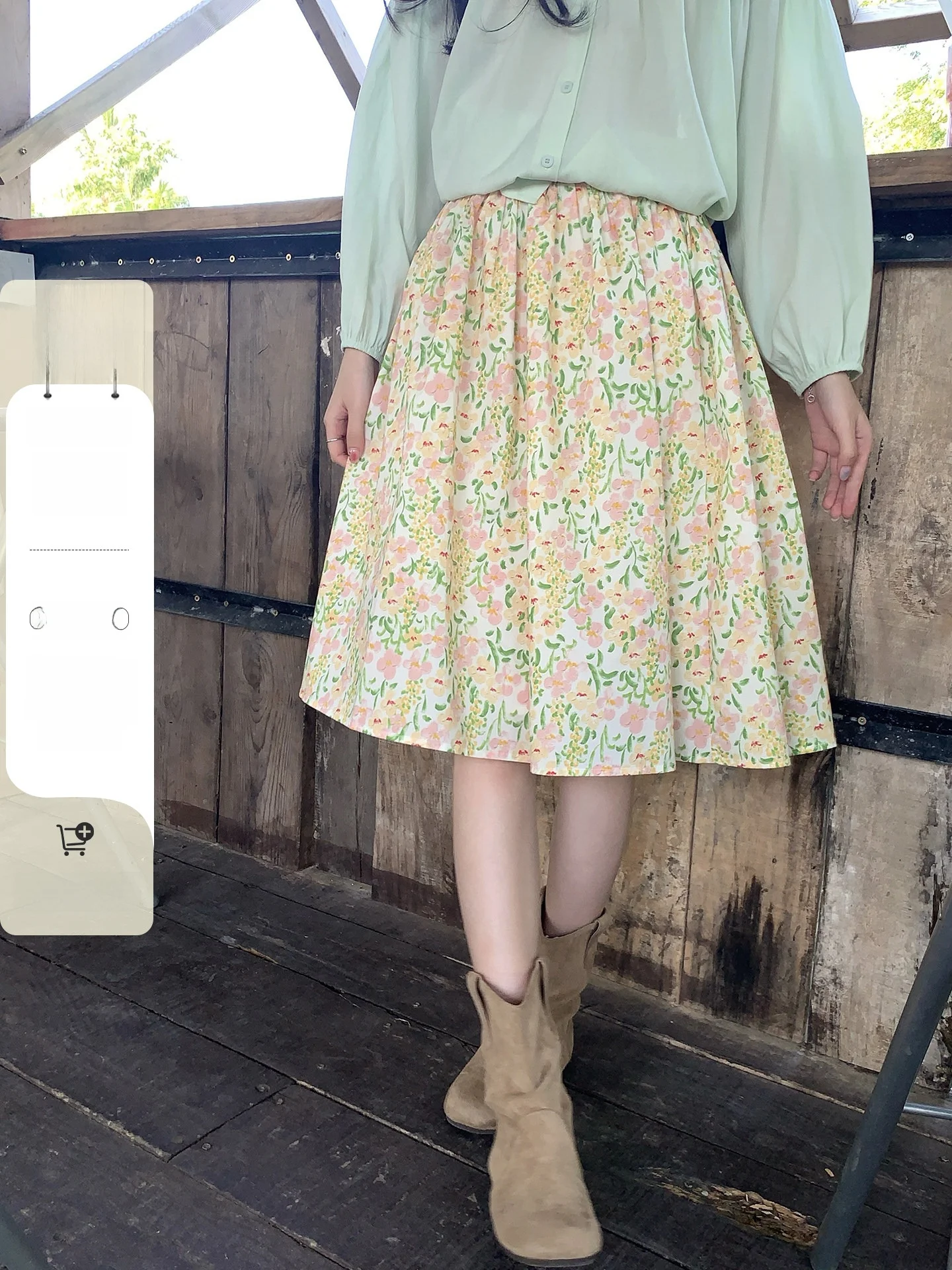 Hollyii Korean Style High Waist Midi Floral Print Half Skirt Versatile Mid-Length Spring New Arrival Women's Fashion Skirt
Hollyii Korean Style High Waist Midi Floral Print Half Skirt Versatile Mid-Length Spring New Arrival Women's Fashion Skirt