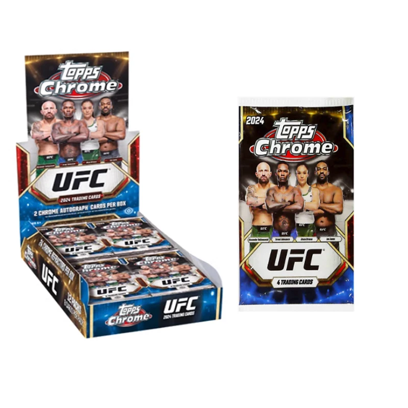 2024 Topps UFC Chrome Hobby Single Pack World Champion Signature Card MMA Collection Card Star Card Fans Gift 1 Pack/8 Cards
2024 Topps UFC Chrome Hobby Single Pack World Champion Signature Card MMA Collection Card Star Card Fans Gift 1 Pack/8 Cards