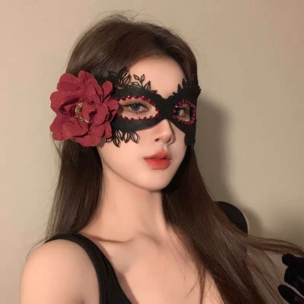 Women Flower Mask Sexy Party Mask Gothic Lace Mask Elegant For Halloween New Year'S Eve Masquerade
Women Flower Mask Sexy Party Mask Gothic Lace Mask Elegant For Halloween New Year'S Eve Masquerade