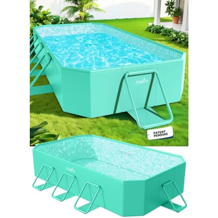 Large Foldable Pool for Adults and,Non-Inflatable Oversize Thickened Collapsible Pool with Mosaic Design, 108x68x20, Blue
Large Foldable Pool for Adults and,Non-Inflatable Oversize Thickened Collapsible Pool with Mosaic Design, 108x68x20, Blue