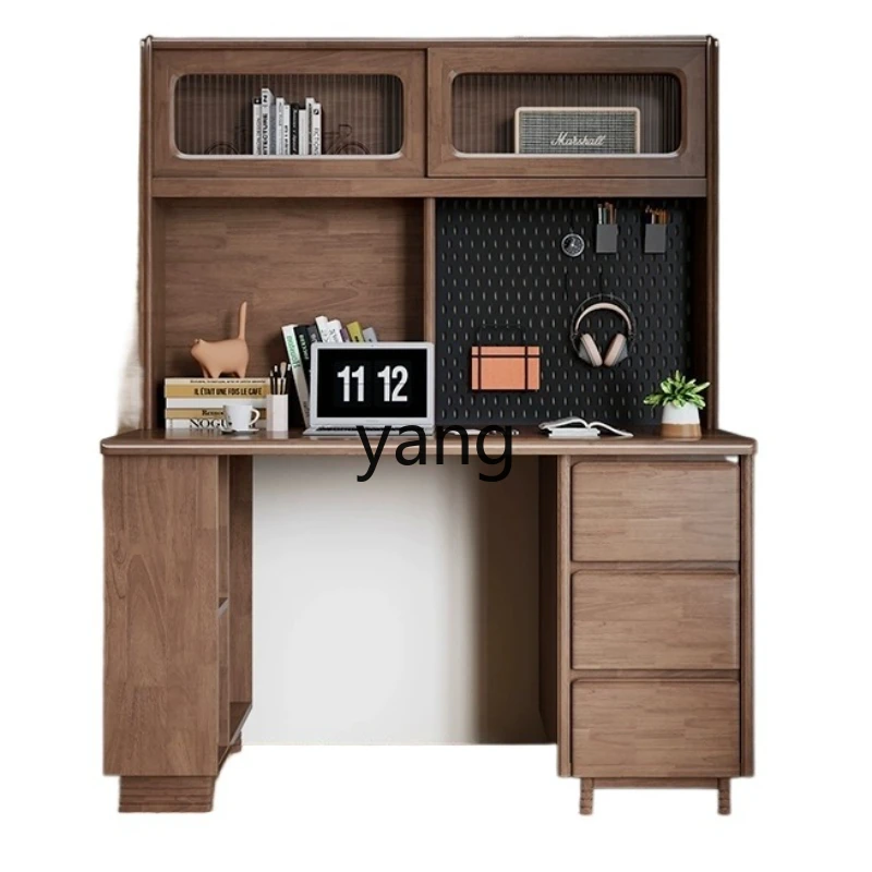 LTT walnut desk modern simple living room workbench small apartment home computer desk
LTT walnut desk modern simple living room workbench small apartment home computer desk