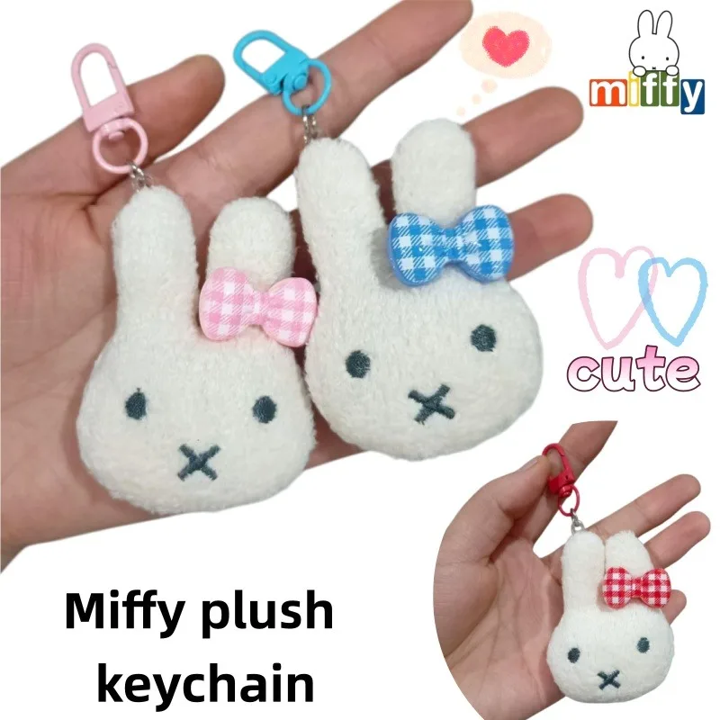 New Miffy Keychain, Cute Cartoon Bunny with Bow, Fluffy Plush Bag Charm & Keyring, Perfect Gift
New Miffy Keychain, Cute Cartoon Bunny with Bow, Fluffy Plush Bag Charm & Keyring, Perfect Gift
