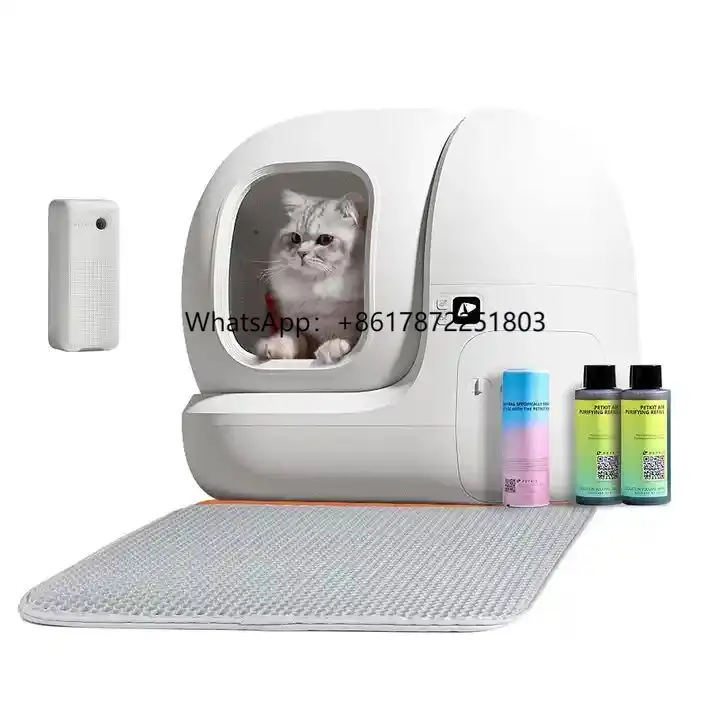 PETKIT PURA MAX Smart Self-cleaning Cat Box App Control Global Version Cat Toilet with Odor Deodorizer
PETKIT PURA MAX Smart Self-cleaning Cat Box App Control Global Version Cat Toilet with Odor Deodorizer
