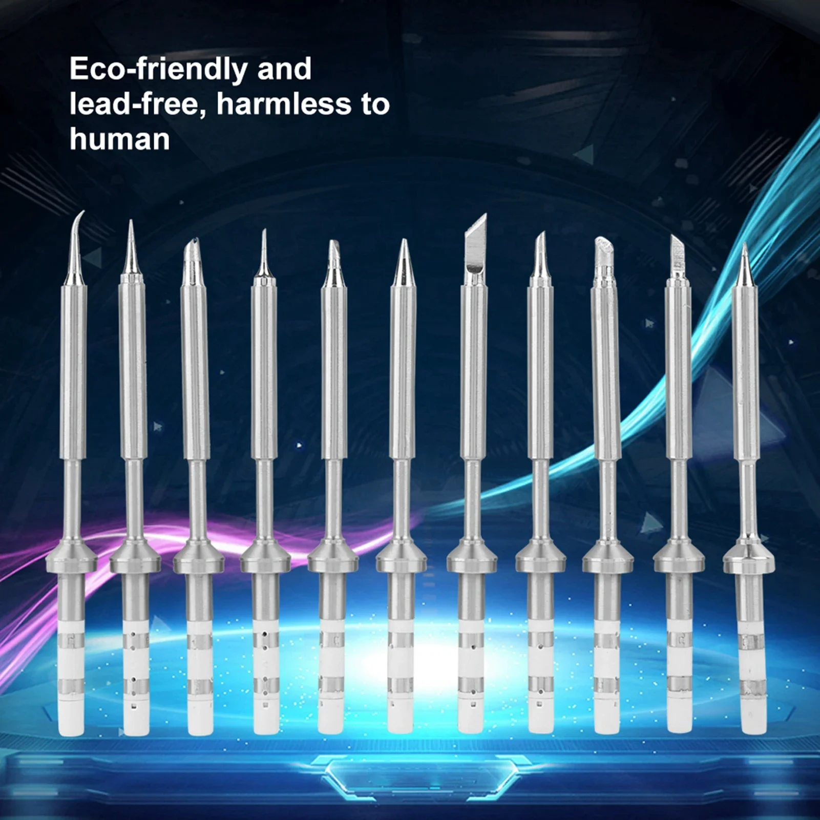 Mini Stainless Steel Soldering Iron Tips Replacement for TS100 Soldering Iron (11Pcs Set) TS100 Soldering Iron Tip Soldering Ir
Mini Stainless Steel Soldering Iron Tips Replacement for TS100 Soldering Iron (11Pcs Set) TS100 Soldering Iron Tip Soldering Ir