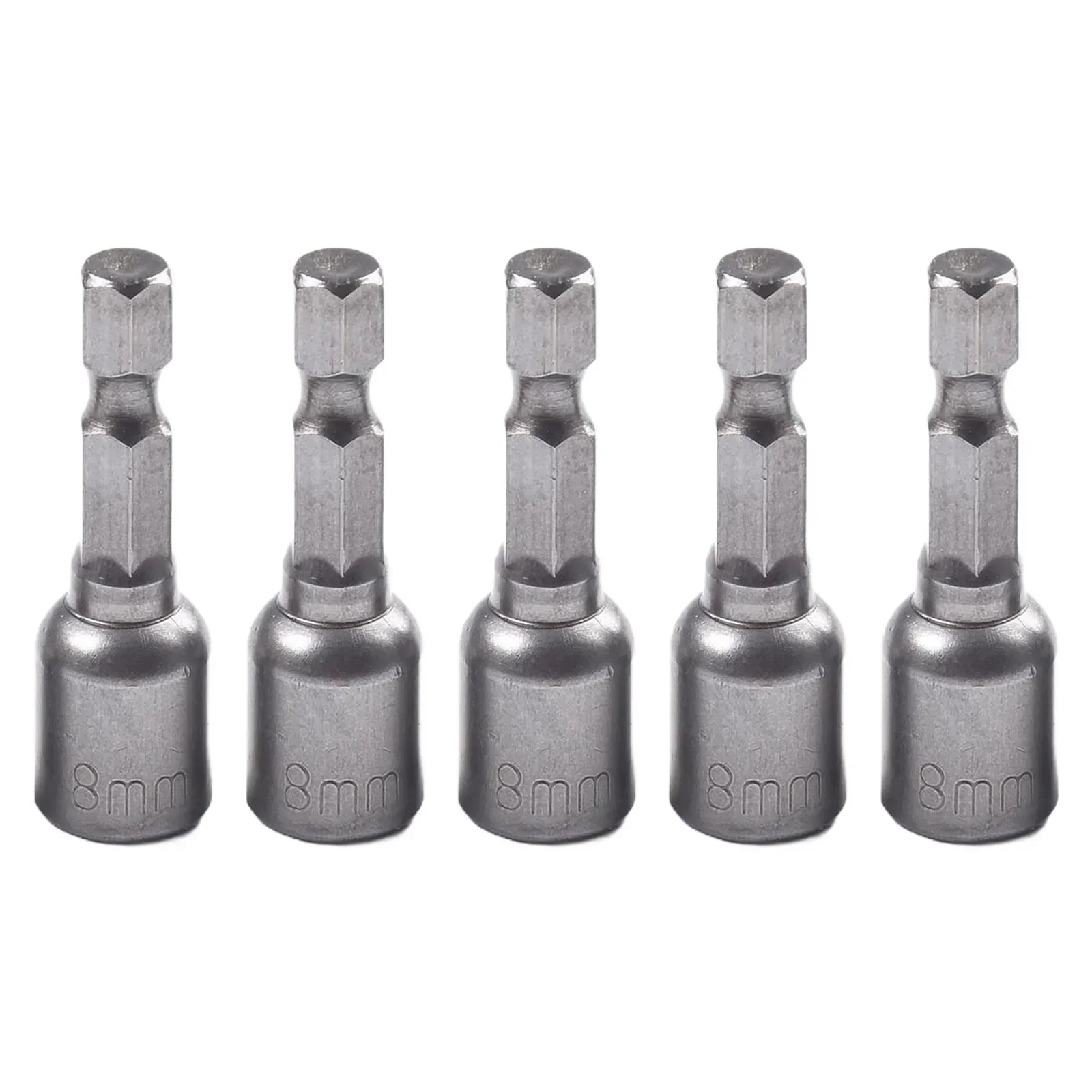 5pcs 8mm Magnetic Nut Driver Chrome Vanadium Steel Socket Adapter Hex Drill Bit For Electric Drills Screw Driver Power Tools
5pcs 8mm Magnetic Nut Driver Chrome Vanadium Steel Socket Adapter Hex Drill Bit For Electric Drills Screw Driver Power Tools