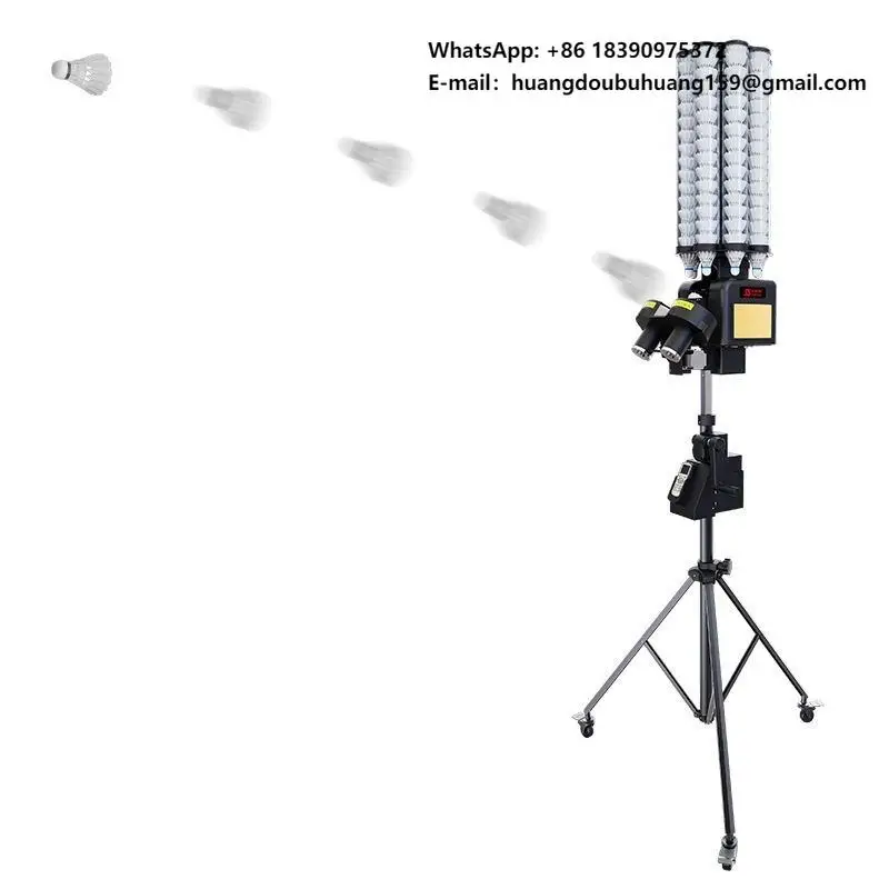 Automatic Badminton Shuttlecock Launcher With App Remote Control Self-Training Bracket Battery Skill Serve Projection Pu Trainer
Automatic Badminton Shuttlecock Launcher With App Remote Control Self-Training Bracket Battery Skill Serve Projection Pu Trainer