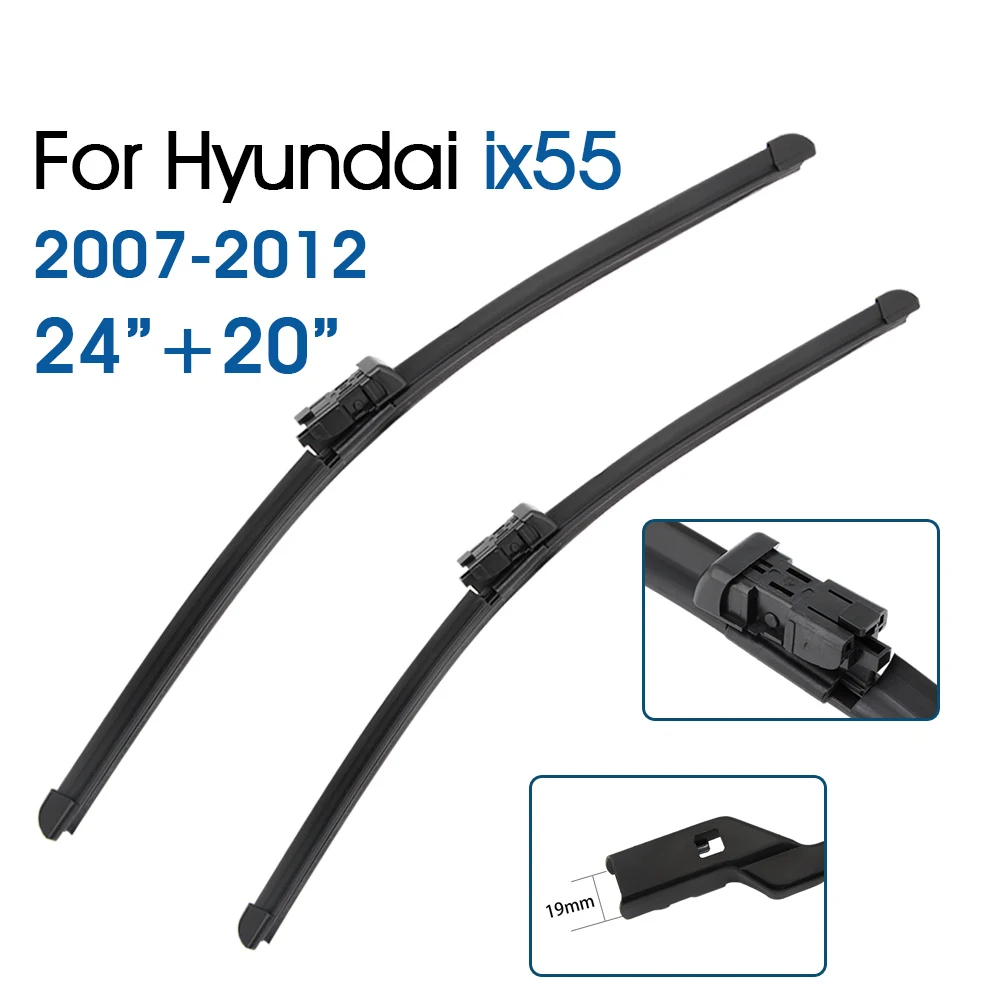 Car Wiper Blade Front Window Windscreen Windshield Wipers 24"+20" For Hyundai ix55 2007-2012 Auto Accessories
Car Wiper Blade Front Window Windscreen Windshield Wipers 24"+20" For Hyundai ix55 2007-2012 Auto Accessories