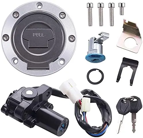 Комплект замка зажигания и ключей для YZF R1 R6 1992-2012
Комплект замка зажигания и ключей для YZF R1 R6 1992-2012