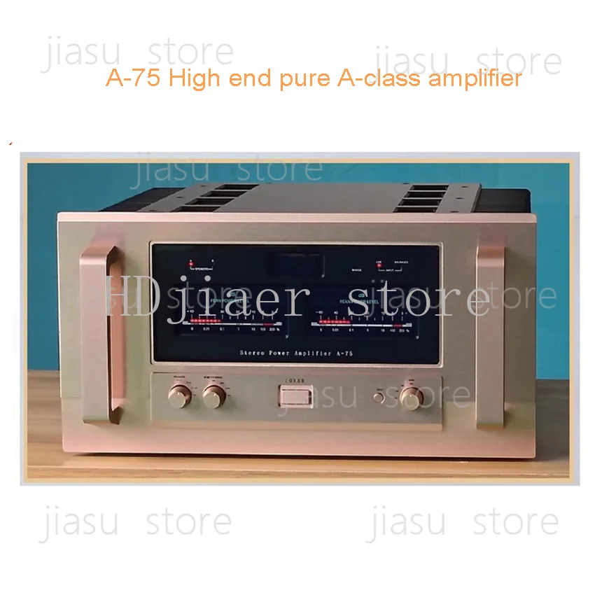 A-75 Pure Class A Golden Voice HIFI Amplifier Voltage 220V/110V Damping Coefficient 1000 Maximum Power Consumption 520W
A-75 Pure Class A Golden Voice HIFI Amplifier Voltage 220V/110V Damping Coefficient 1000 Maximum Power Consumption 520W