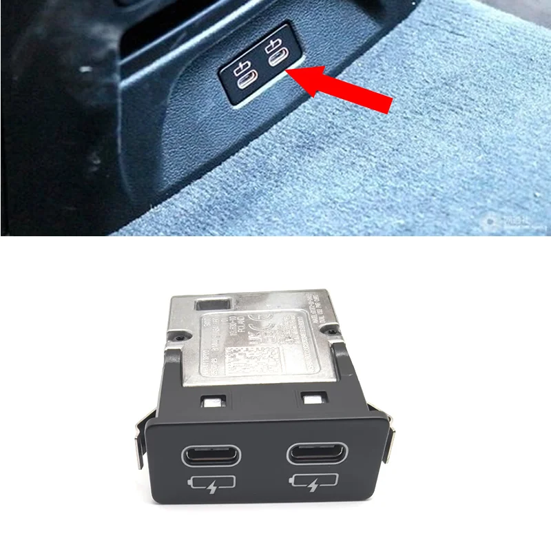 Car USB Connector Car Charger For BMW All Models Car Central Console Rear TYPE-C Socket Dual Port 84108711938 
Car USB Connector Car Charger For BMW All Models Car Central Console Rear TYPE-C Socket Dual Port 84108711938