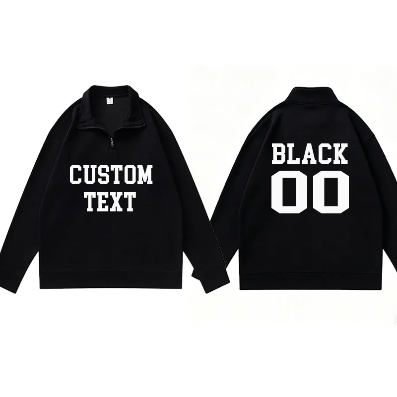 Custom Logo Text Quarter Zip Sweatshirt Team Logo Hoodies University Hockey Custom Clothes Men Long Sleeve Pullover Clothes
Custom Logo Text Quarter Zip Sweatshirt Team Logo Hoodies University Hockey Custom Clothes Men Long Sleeve Pullover Clothes