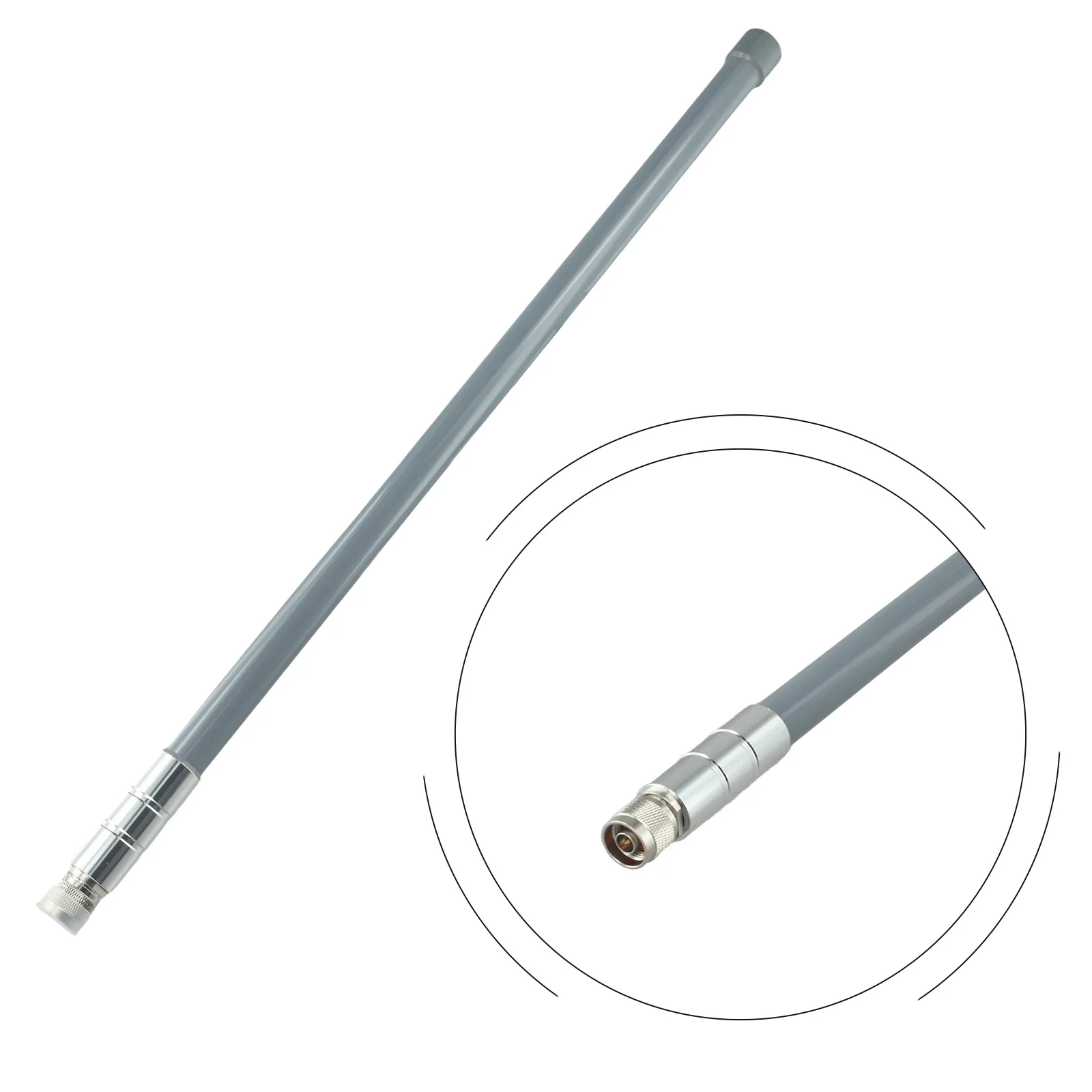 Fiberglass Antenna 868MHz Antenna For Environmental Monitoring Frequency 860-930MHz N-type Male Connector Rated Gain 5.8dBi
Fiberglass Antenna 868MHz Antenna For Environmental Monitoring Frequency 860-930MHz N-type Male Connector Rated Gain 5.8dBi