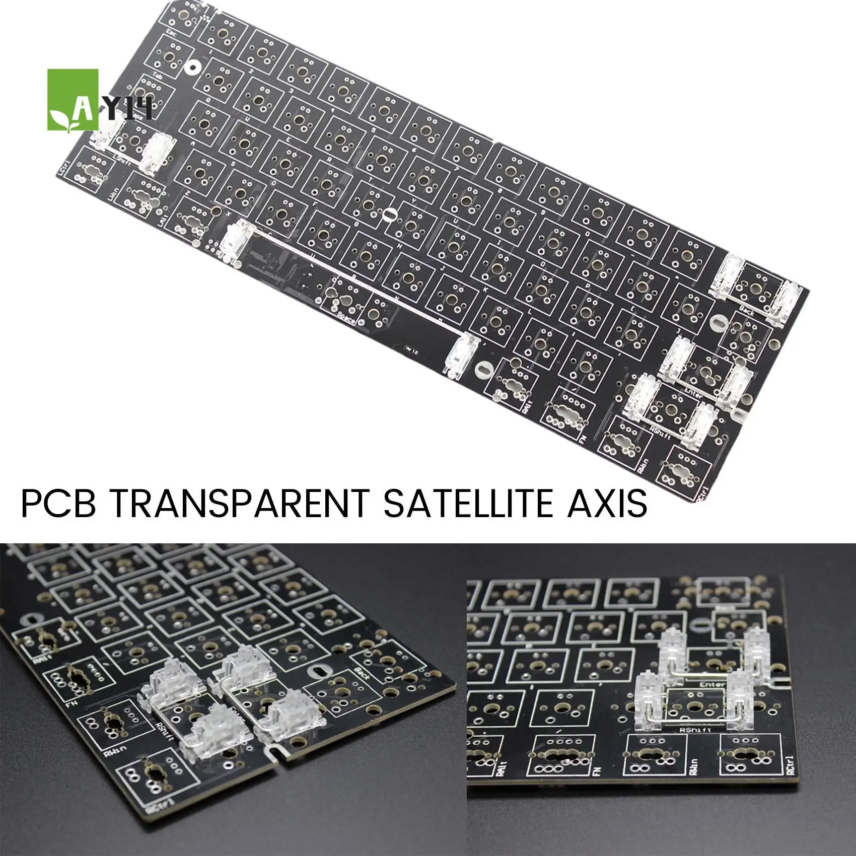 AY14 -Mechanical Keyboard Cherry Mx Switch Pcb Mounted Cherry Stabilizer Clear Transparent Case 6.25U Modifier Key Stabiliser
AY14 -Mechanical Keyboard Cherry Mx Switch Pcb Mounted Cherry Stabilizer Clear Transparent Case 6.25U Modifier Key Stabiliser