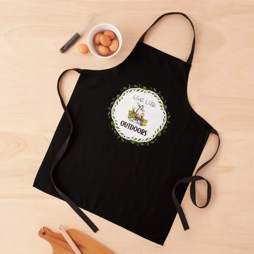 Classic Comic: Live Life Outdoors (on Black) Apron man chef uniform Kitchen Supplies Idea Goods cleanings Apron
Classic Comic: Live Life Outdoors (on Black) Apron man chef uniform Kitchen Supplies Idea Goods cleanings Apron