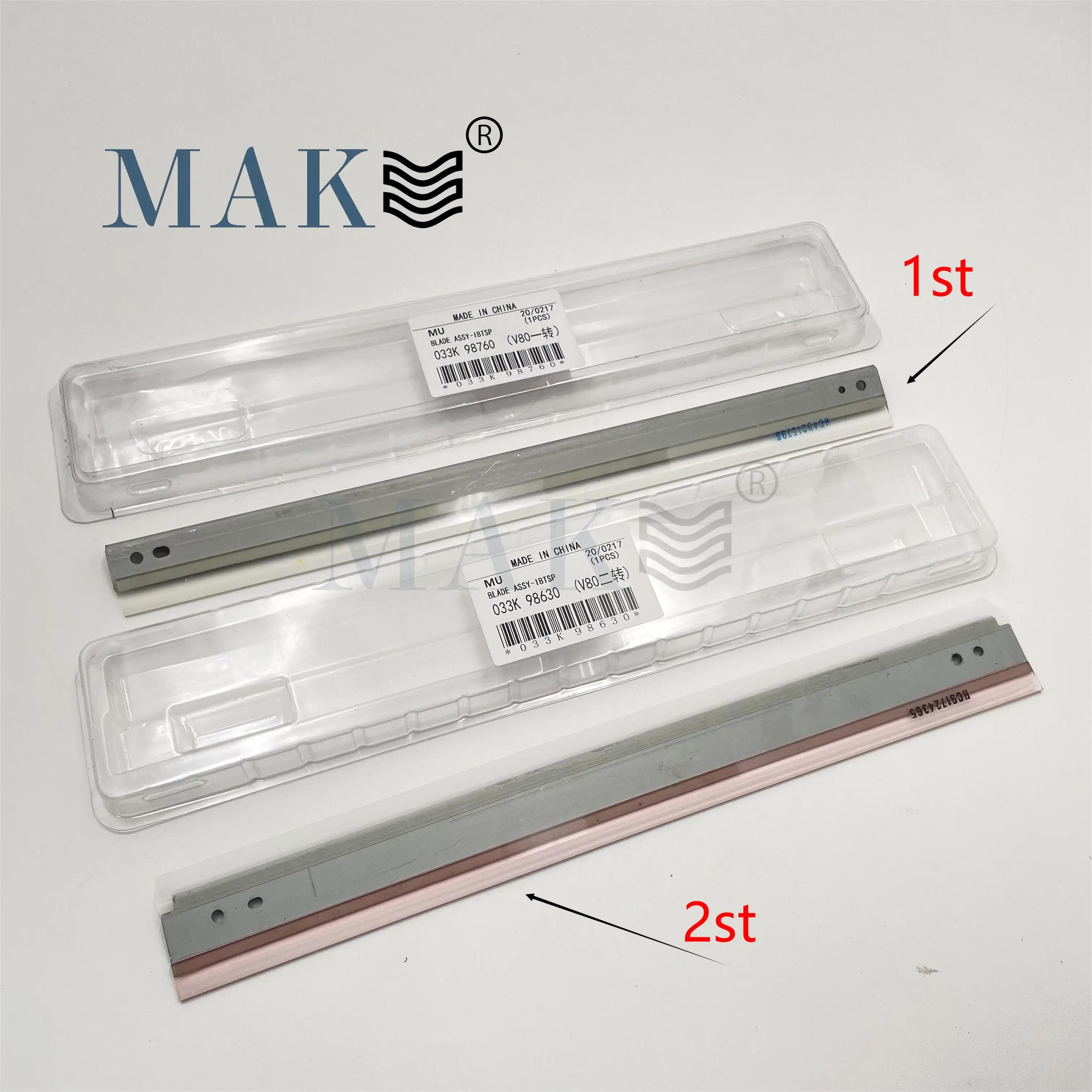 2 лезвия для очистки переноса для Xerox V 80 180 2100 3100 170i 1/2st
2 лезвия для очистки переноса для Xerox V 80 180 2100 3100 170i 1/2st