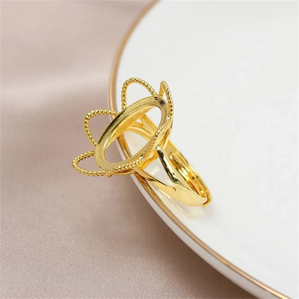 Adjustable Gold Plated Pearl Ring Settings Findings & Accessories - for Jewelry Making Bulk Wholesale Craft Supplies 16x21mm
Adjustable Gold Plated Pearl Ring Settings Findings & Accessories - for Jewelry Making Bulk Wholesale Craft Supplies 16x21mm