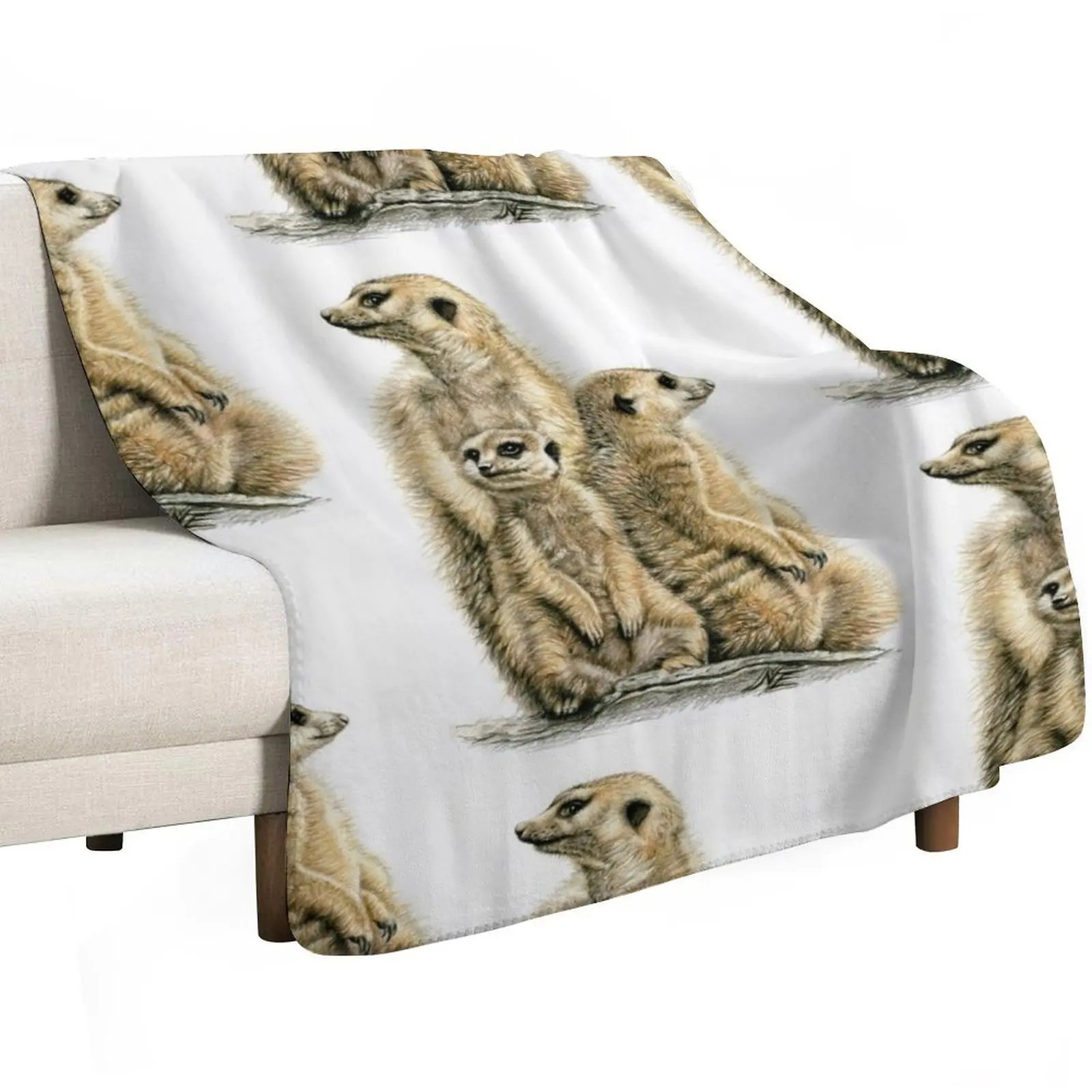 Meerkats Family - Die Erdmnnchen Throw Blanket Picnic Weighted christmas gifts warm winter Blankets
Meerkats Family - Die Erdmnnchen Throw Blanket Picnic Weighted christmas gifts warm winter Blankets