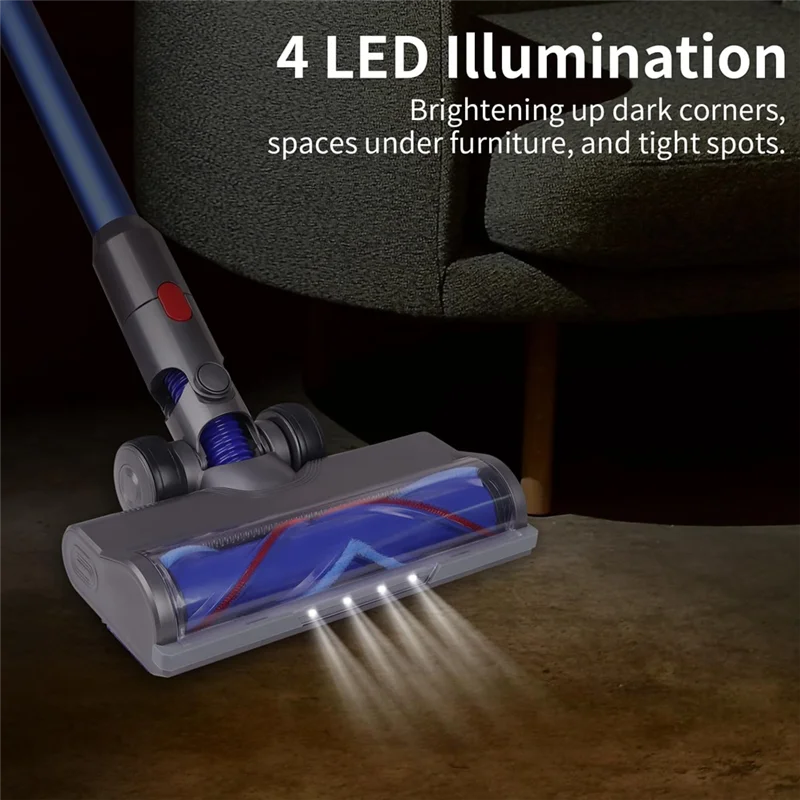Для Dyson V7 V8 V10 V11 V15 Вакуумная насадка для твердого пола со светодиодной подсветкой V-образная турбощетка Роликовая щетка Чистящая головка
Для Dyson V7 V8 V10 V11 V15 Вакуумная насадка для твердого пола со светодиодной подсветкой V-образная турбощетка Роликовая щетка Чистящая головка