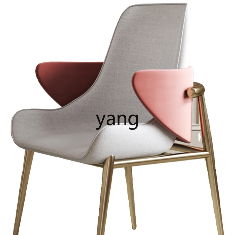 Yjq Designer Stainless Steel Genuine Leather Home Dining Chair Light Luxury Minimalist Fabric Leisure Chair
Yjq Designer Stainless Steel Genuine Leather Home Dining Chair Light Luxury Minimalist Fabric Leisure Chair