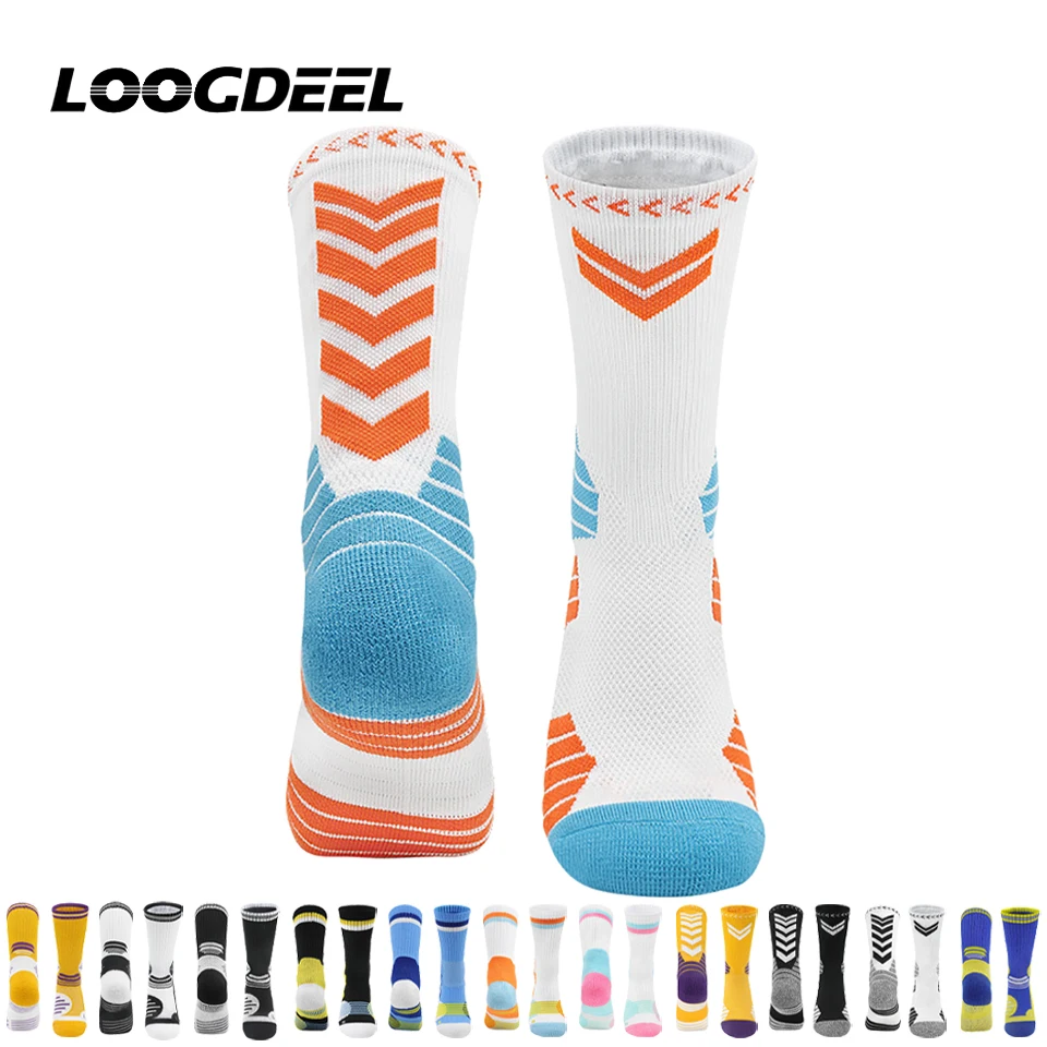 Loogdeel Professional Children's Basketball Socks Mid-Calf Breathable Design Towel Bottom Shock Absorption Non-Scratching Unisex
Loogdeel Professional Children's Basketball Socks Mid-Calf Breathable Design Towel Bottom Shock Absorption Non-Scratching Unisex