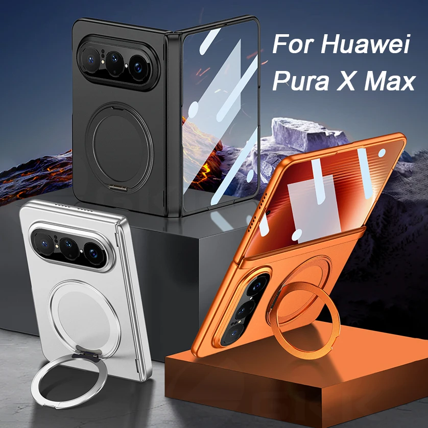 Magnetic Hinge Armor Case for Huawei Pura X Max Magsafe Charge Ring Holder Screen Protective Cover For Huawei Pura X Max Case
Magnetic Hinge Armor Case for Huawei Pura X Max Magsafe Charge Ring Holder Screen Protective Cover For Huawei Pura X Max Case