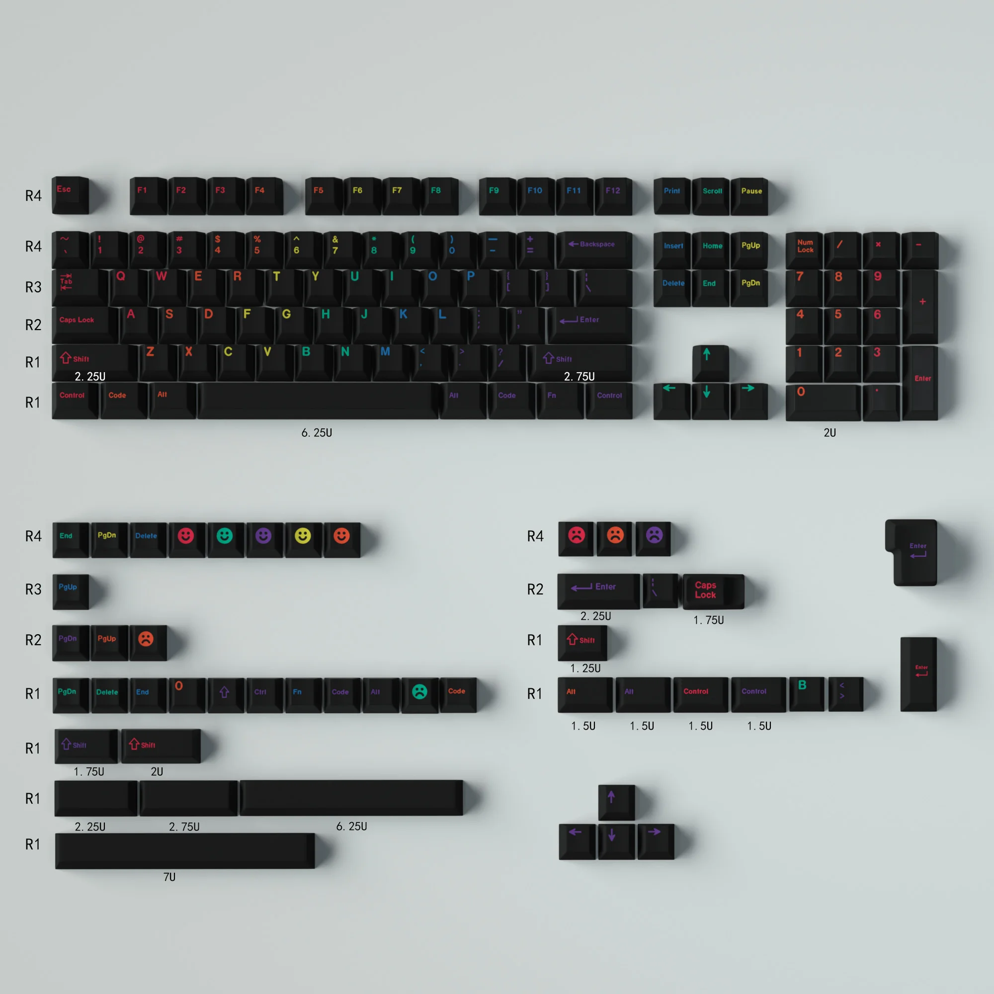 GMK midnight rainbow keycap gradient large complete set of original factory height PBT thermal sublimation mechanical keyboard
GMK midnight rainbow keycap gradient large complete set of original factory height PBT thermal sublimation mechanical keyboard