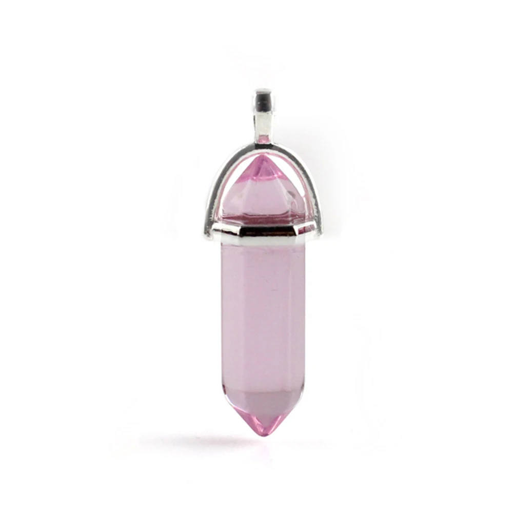 24pcs Hexagonal Glass Pendants Smooth Colorful Bullet Shape Diy Jewelry Making Charms For Necklace Bracelet Earrings Gift (Multi
24pcs Hexagonal Glass Pendants Smooth Colorful Bullet Shape Diy Jewelry Making Charms For Necklace Bracelet Earrings Gift (Multi