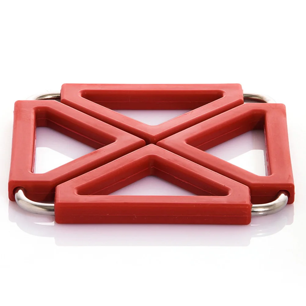 Foldable Anti-slip Heat-insulated Placemat Hot Pot Holder Resistant Table Mats Red
Foldable Anti-slip Heat-insulated Placemat Hot Pot Holder Resistant Table Mats Red
