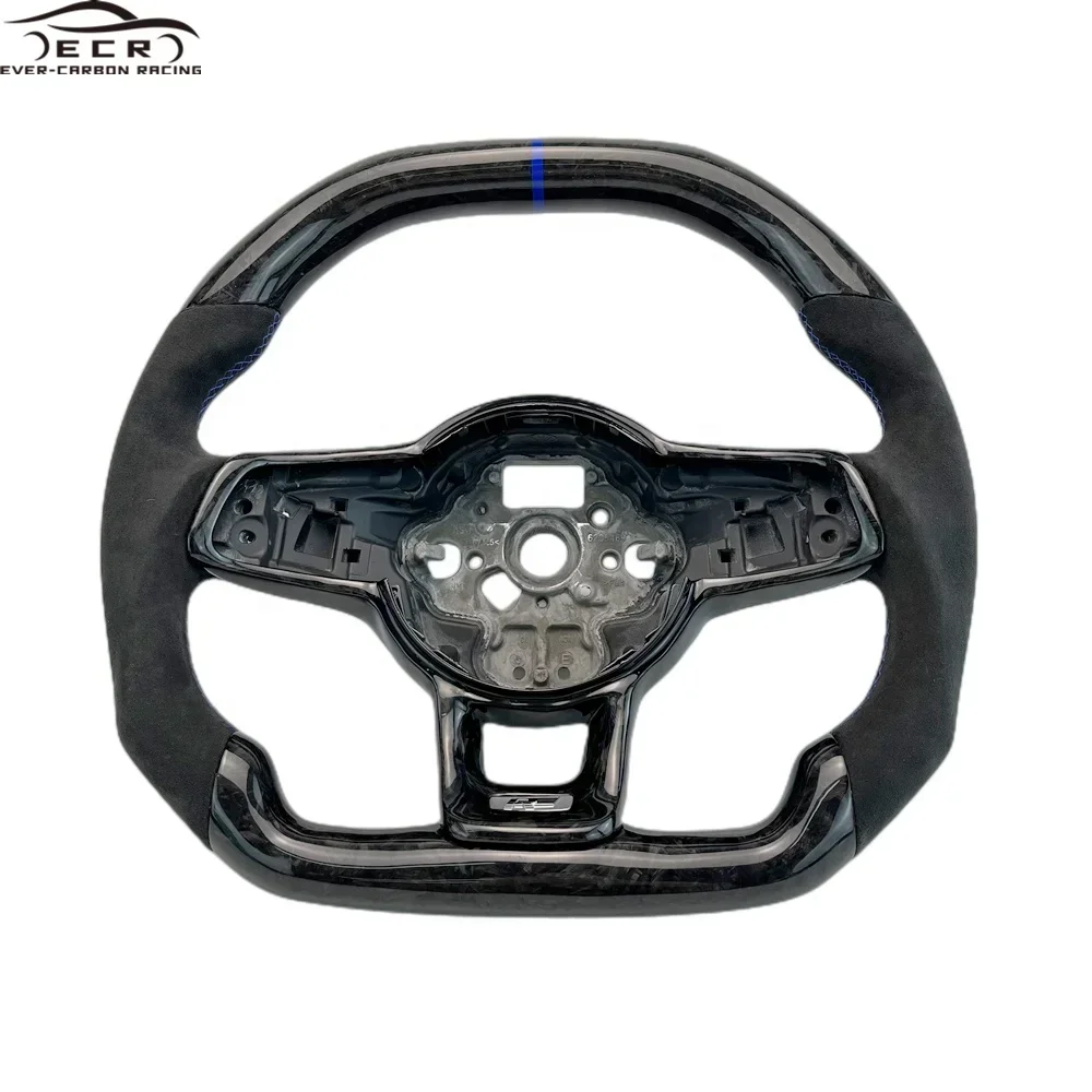 Ever-Carbon Racing ECR Personal Tailor Suede Leather Flat Bottom Car Steering Wheel for MK7 R Carbonfiber Steering Wheel
Ever-Carbon Racing ECR Personal Tailor Suede Leather Flat Bottom Car Steering Wheel for MK7 R Carbonfiber Steering Wheel