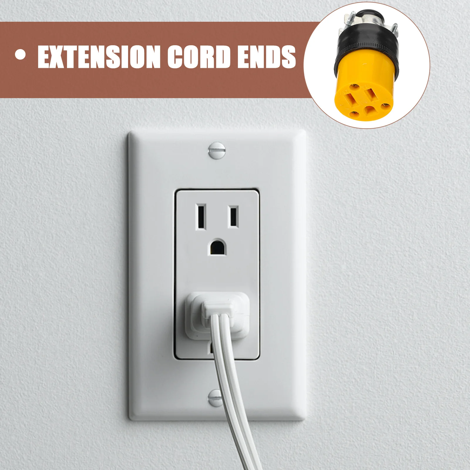 2pcs American Style Socket Outlet 3-Prong Grounding Replacement Connector For Extension Cord Repair Electrical Wire Connector
2pcs American Style Socket Outlet 3-Prong Grounding Replacement Connector For Extension Cord Repair Electrical Wire Connector