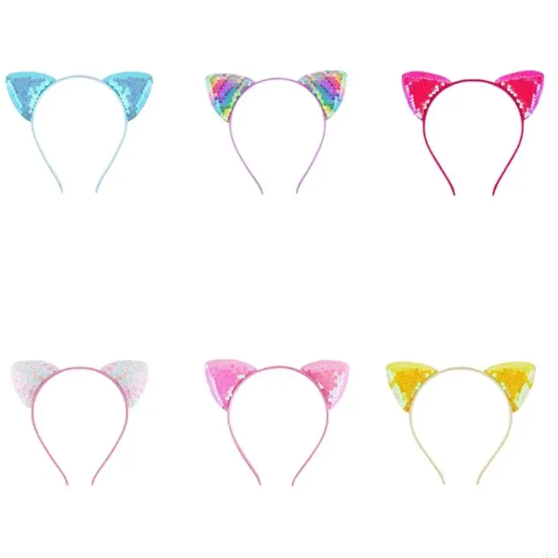 15YC Stylish Cats Ear Hairband with Sequins Headband Headpiece For Festival Occasion
15YC Stylish Cats Ear Hairband with Sequins Headband Headpiece For Festival Occasion