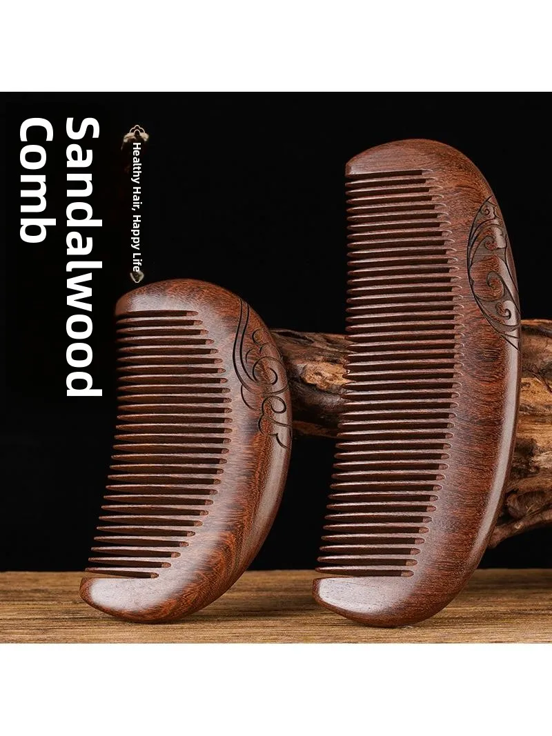 Natural Sandalwood Comb Portable Massage Hairbrush Anti-static Anti-hair Loss for Men And Women Personal Grooming Tool
Natural Sandalwood Comb Portable Massage Hairbrush Anti-static Anti-hair Loss for Men And Women Personal Grooming Tool