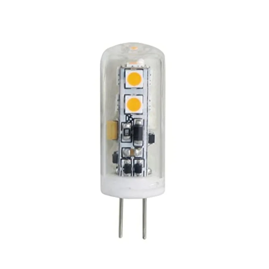 25-Watt EQ Warm White Light Bulb LED Landscape Light Bulb 12V 2 watt low voltage T4 Bulb G4 bi-pin base
25-Watt EQ Warm White Light Bulb LED Landscape Light Bulb 12V 2 watt low voltage T4 Bulb G4 bi-pin base