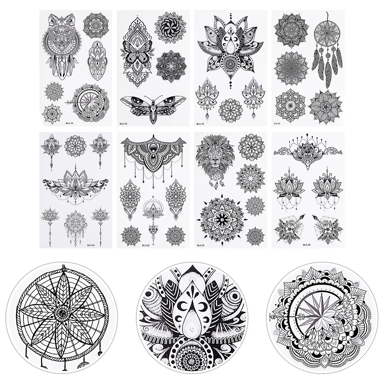 8 Pcs Arm and Shoulder Tattoos for Men Chest Body Marker Craft Stickers Reusable
8 Pcs Arm and Shoulder Tattoos for Men Chest Body Marker Craft Stickers Reusable
